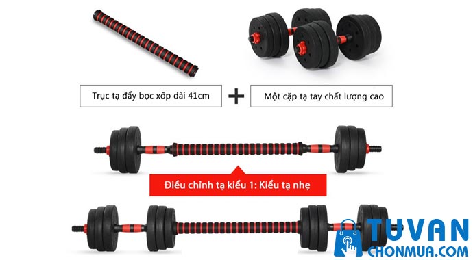 Tạ tay tập gym 10kg Tạ tay tập gym 10kg
