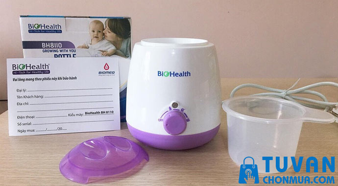 Máy hâm sữa Biohealth 3 chức năng