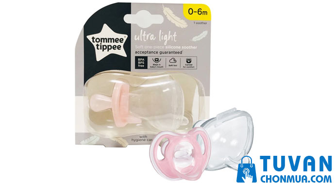 Ti giả Tommee Tippee Ultra Light 0-6 tháng Ti giả Tommee Tippee Ultra Light 0-6 tháng