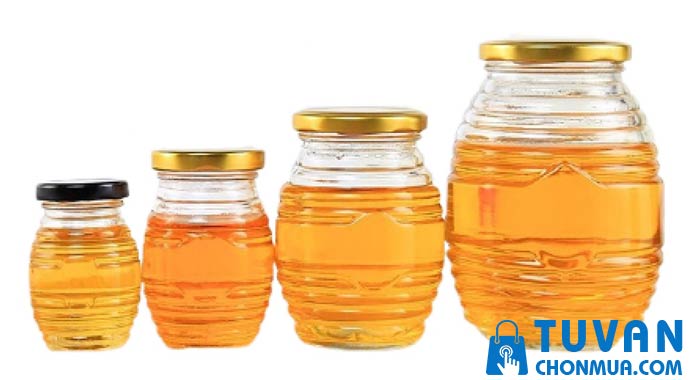 chai bình thủy tinh đựng mật ong chai bình thủy tinh đựng mật ong