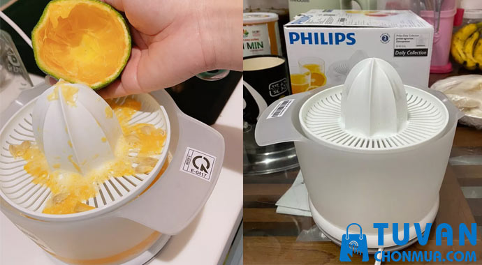 Máy vắt cam PHILIPS HR2738 0.5L 25W Máy vắt cam PHILIPS HR2738 0.5L 25W