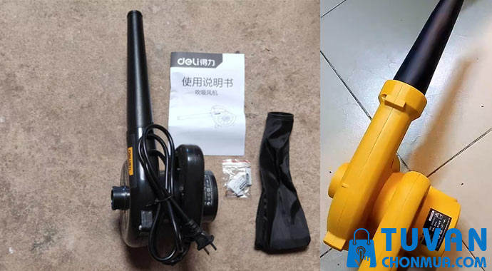 Máy thổi hút bụi cầm tay 2 chiều Deli DL661600 Máy thổi hút bụi cầm tay 2 chiều Deli DL661600